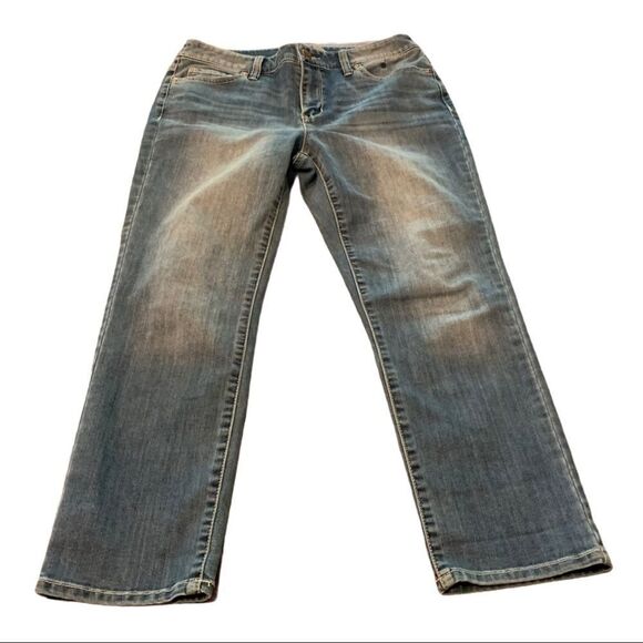 CHICO’S Platinum Cropped Jeans Chico’s Size 00 - Picture 1 of 7